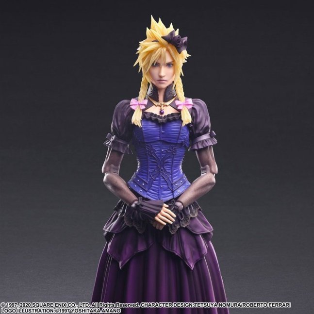 Cloud Strife PLAY ARTS Kai Figure -Dress Ver. -- Final Fantasy VII