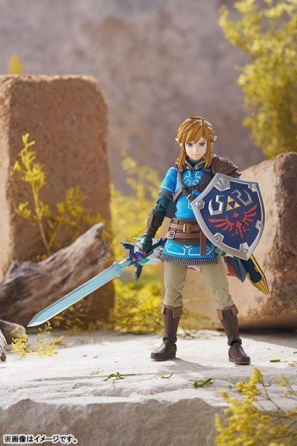 Link Figma Action Figure -- The Legend of Zelda: Tears of the Kingdom ver.