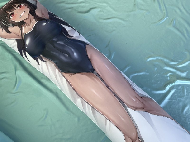M.J.Original Momi Makura Hug Pillow Cover - Losing Flag Kunoichi Airi  - Full Size (With Breast Pillow Part)