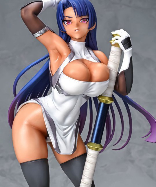 Taimanin RPG X Awaki Wakamurasaki Murasaki Yatsu 1/6 Figure Tan ver.