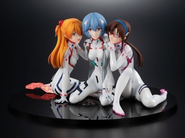 Asuka, Rei, Mari 1/8 KDcolle Figures Newtype Cover ver. Newtype Special Set  -- EVANGELION:3.0+1.0 THRICE UPON A TIME