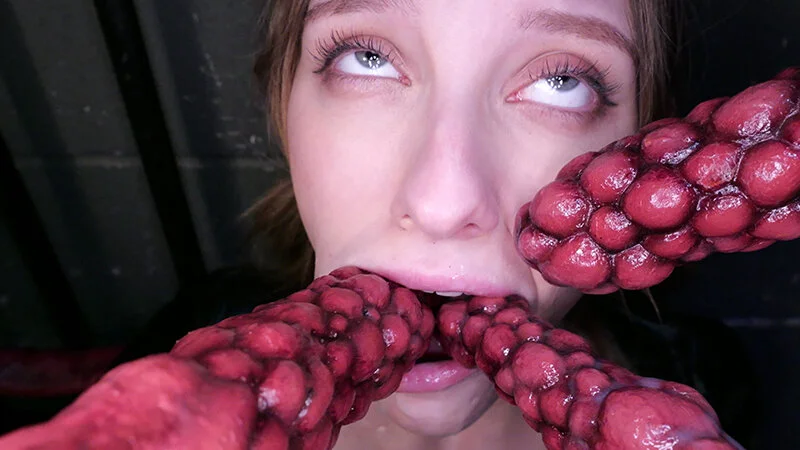 Blonde Investigator Trapped by Tentacle Tissue -- Melody Hiina Marks