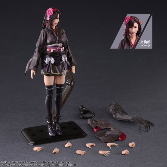 Tifa Lockhart PLAY ARTS Kai Action Figure -Exotic Style Dress Ver.- -- Final Fantasy VII