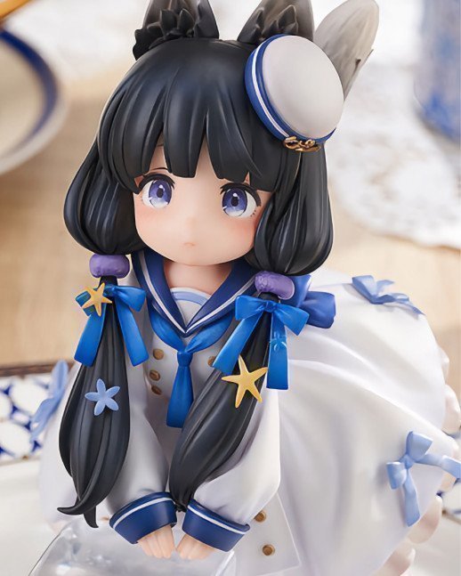 Original Chibi Figure 'DLC' Series Vol.3 'Tea Time Cats': 'Cow Cat'