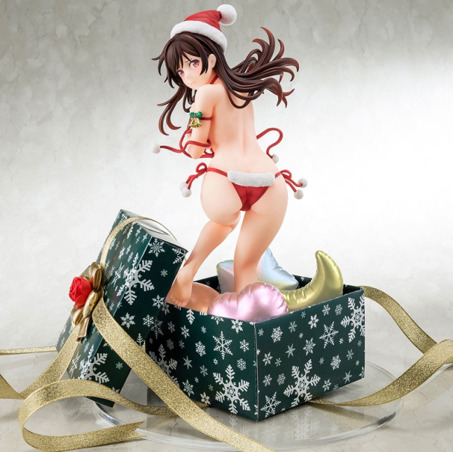 Chizuru Mizuhara 1/6 Figure Santa Bikini de Fuwamoko Figure -- Rent-A-Girlfriend