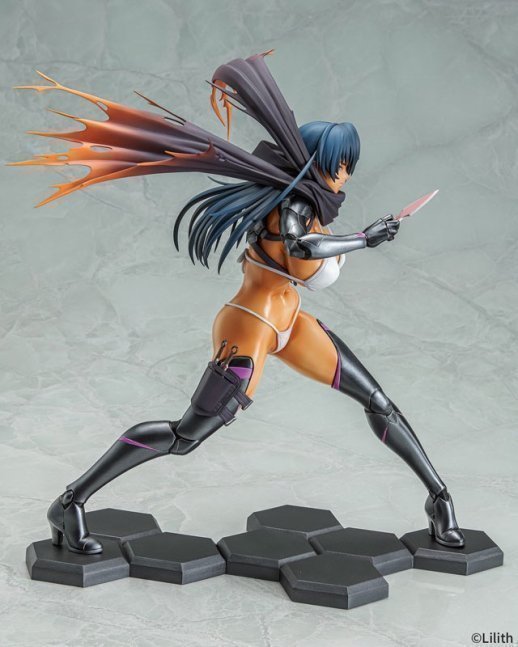 Clone Asagi 1/6 Figure Suntanned ver. -- Taimanin RPG X