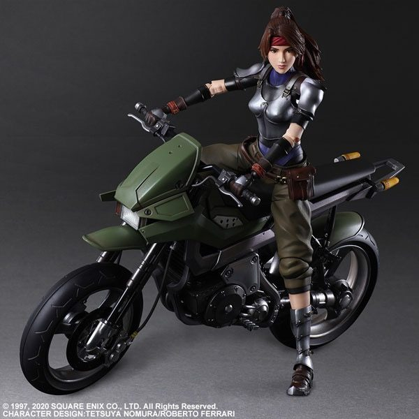 Jessie & Bike SET PLAY ARTS Kai Action Figure -- Final Fantasy VII