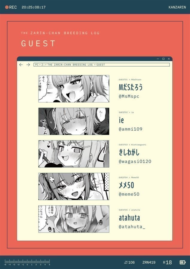 THE ZARIN-CHAN BREEDING LOG