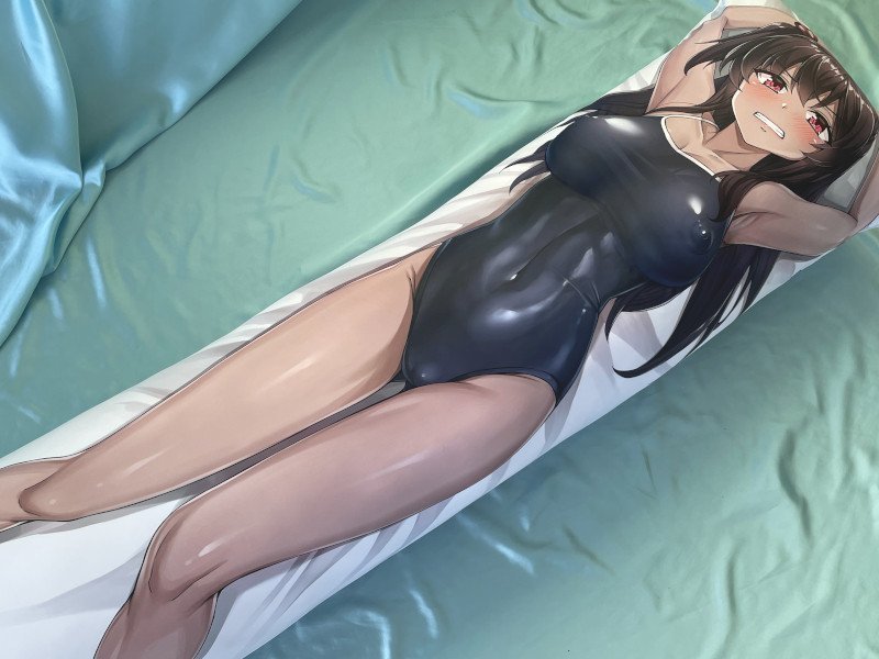 M.J.Original Momi Makura Hug Pillow Cover - Losing Flag Kunoichi Airi  - Full Size (With Breast Pillow Part)