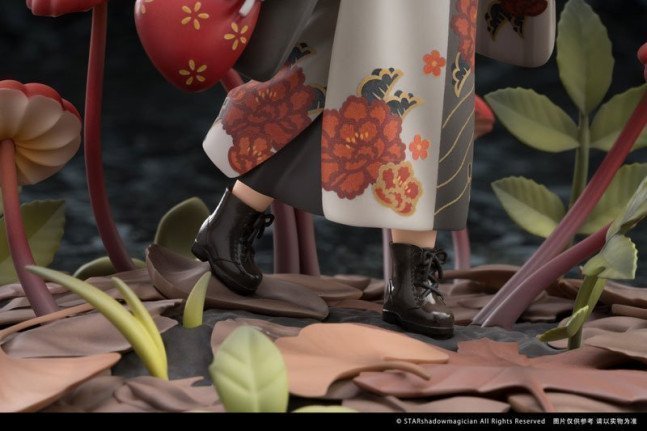 Mushroom Girls Series No.6 Marasmius Haematocephalus 1/1 Complete Figure