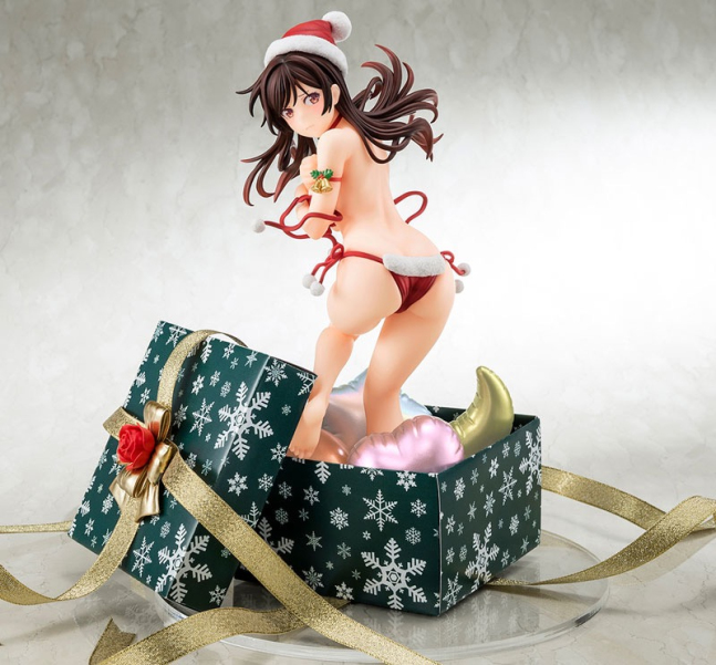 Chizuru Mizuhara 1/6 Figure Santa Bikini de Fuwamoko Figure -- Rent-A-Girlfriend