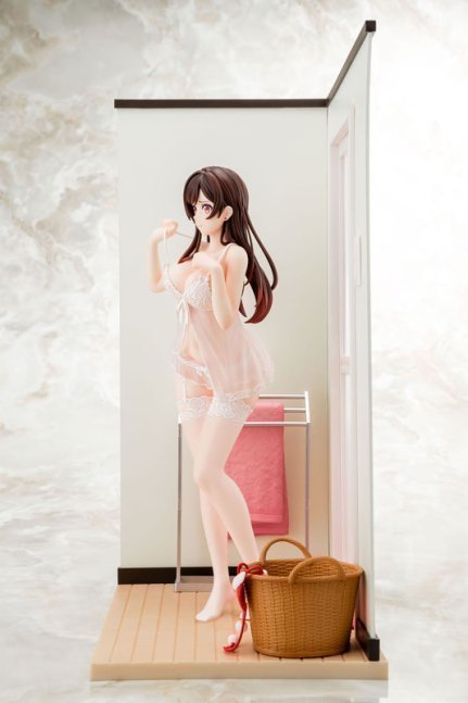 MIZUHARA Chizuru in See-through Lingerie 1/6 Figure Angel White Ver. -- Rent-A-Girlfriend