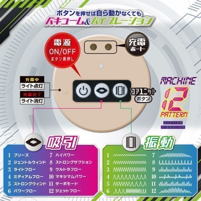 Bakunama Reality -- Suction, Vibration, USB Charge