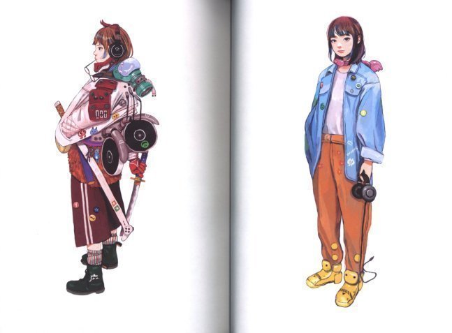 Color Palette -Zashiki Warashi Illustration Works-