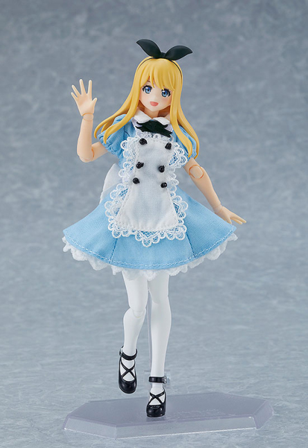 Female body (Alice) with One-piece Dress + Apron Coordination Figma Action Figure