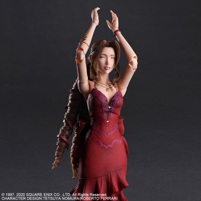 Aerith Gainsborough PLAY ARTS Kai Action Figure Dress Ver. -- Final Fantasy VII Remake