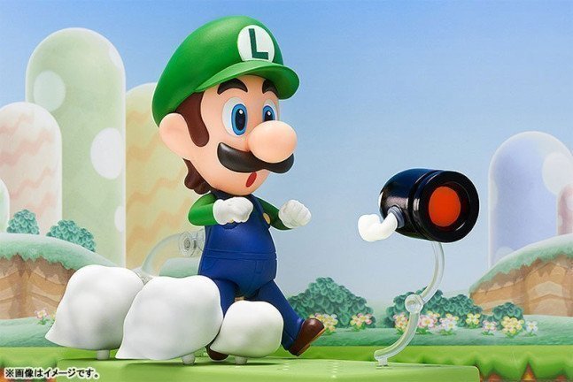Luigi Nendoroid Figure -- Super Mario Brothers