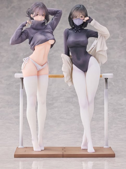 Guitar MeiMei & Shokyu Sensei's Dance Lesson Set 1/7 Figure