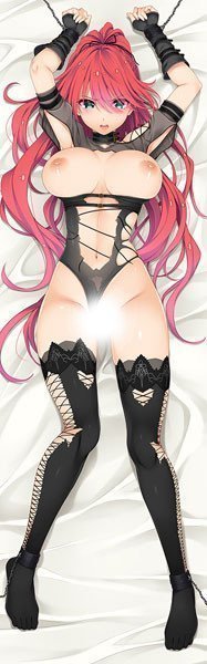 Custom Order #J2606SZVG 'Nightmare x NobleBlood' Rei Kizuki Hugging Pillow Cover Toraware Ecchi Ver