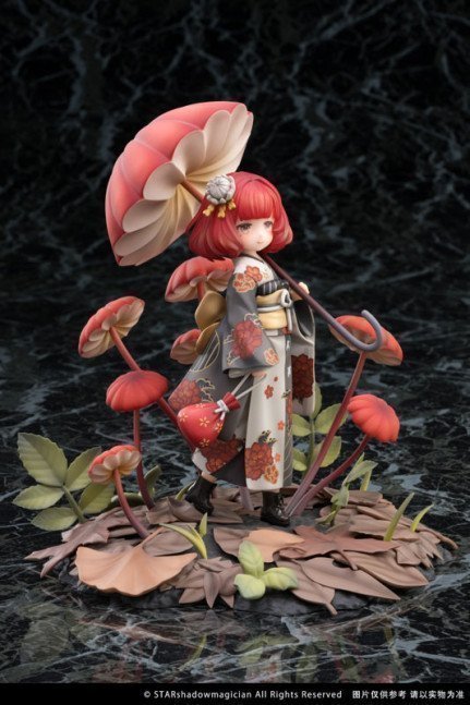 Mushroom Girls Series No.6 Marasmius Haematocephalus 1/1 Complete Figure