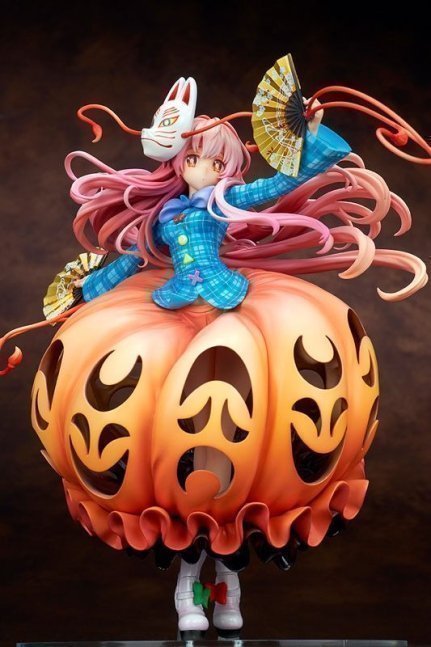"The Expressive Poker Face" Kokoro Hatano 1/8 Figure [Light Arms Edition] -- Touhou Project