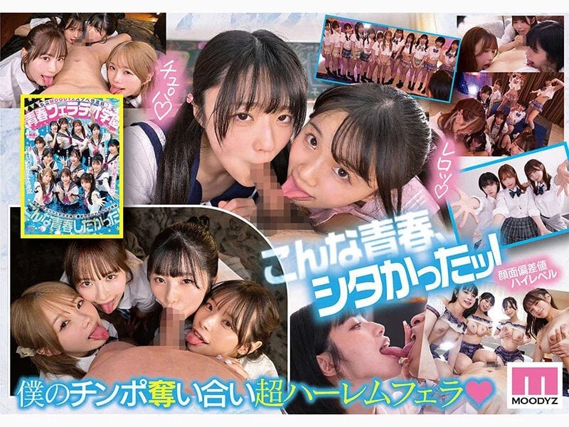 MOODYZ's First Exclusive Super Harem Complete Edition: Everyone's the Best! MOODYZ 25th Anniversary Special: All 6 Works Completely Uncut, 18 Hours (Blu-ray) *6 Discs & 18 Hours*