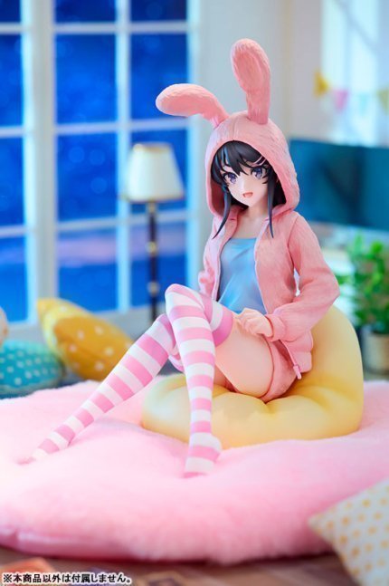 Mai Sakurajima KDcolle Figure Hoodie*Look Rabbit Ears ver. KADOKAWA Special Set