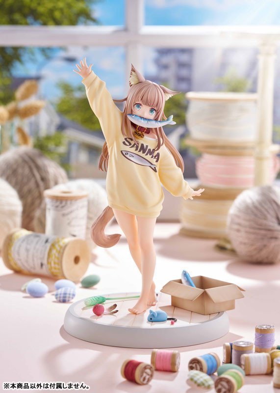 My Cat Is A Kawaii Girl KINAKO -Play With Ver.- PVC Figure