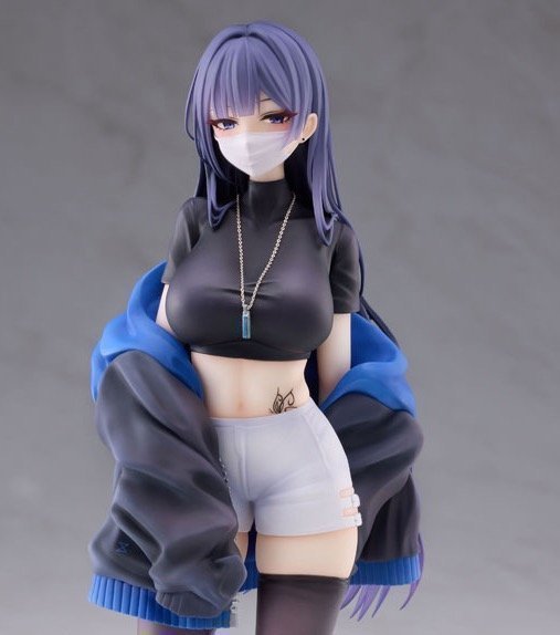 Masked Girl - Yuna 1/7 Figure Illustration by Biya