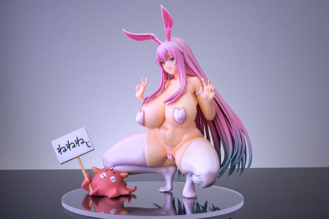 Pink Hair-chan 1/5.5 Figure Illustrated by NeneneG