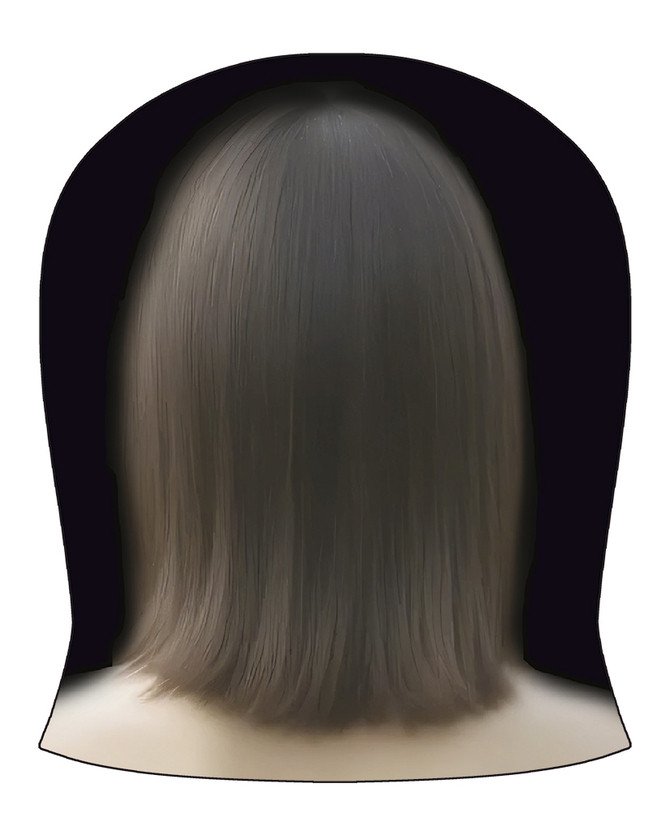 Full-Head Printed Mesh Mask #2 (AI girl)