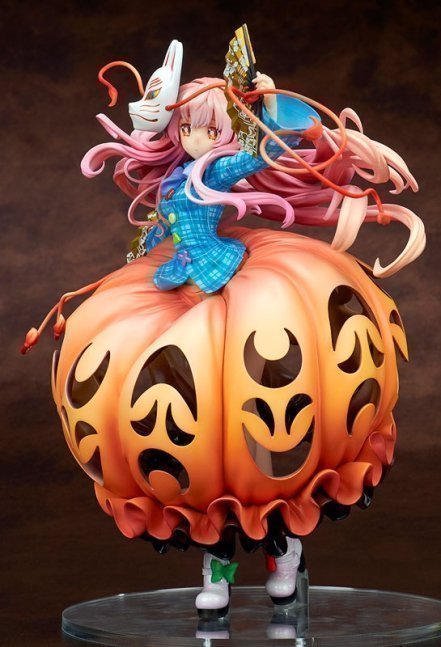 "The Expressive Poker Face" Kokoro Hatano 1/8 Figure [Light Arms Edition] -- Touhou Project