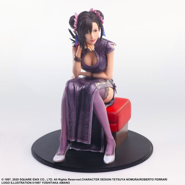 Tifa Lockhart STATIC ARTS Figure Fighter Dress Ver. -- Final Fantasy VII Remake
