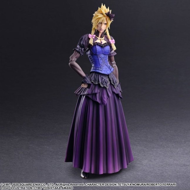 Cloud Strife PLAY ARTS Kai Figure -Dress Ver. -- Final Fantasy VII