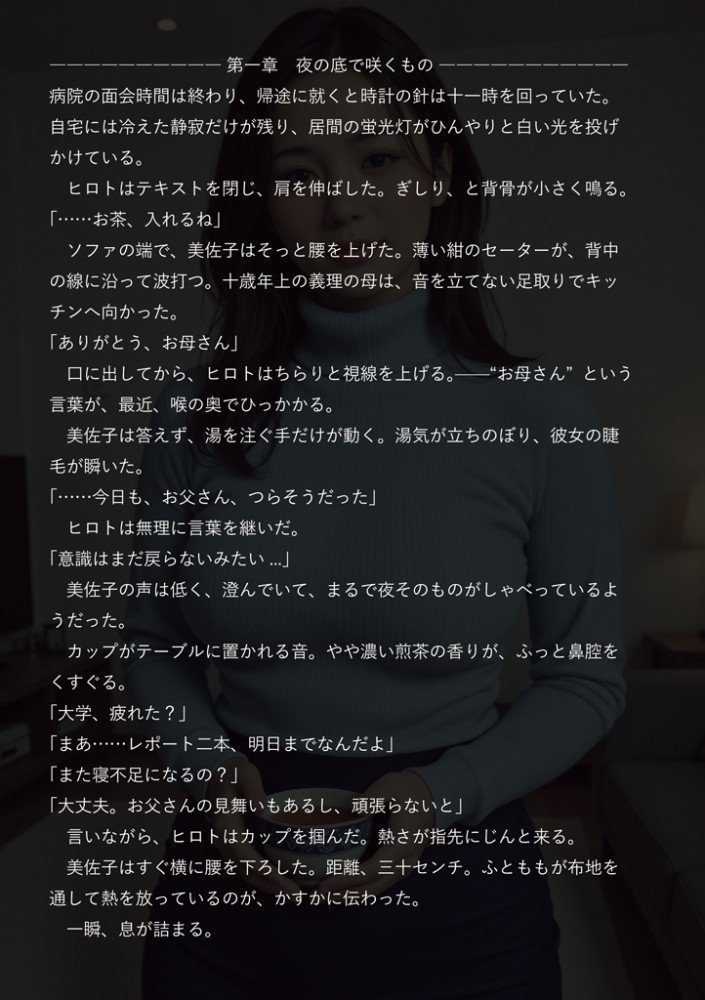 AI Visual Novel ~ When my mother-in-law becomes my wife