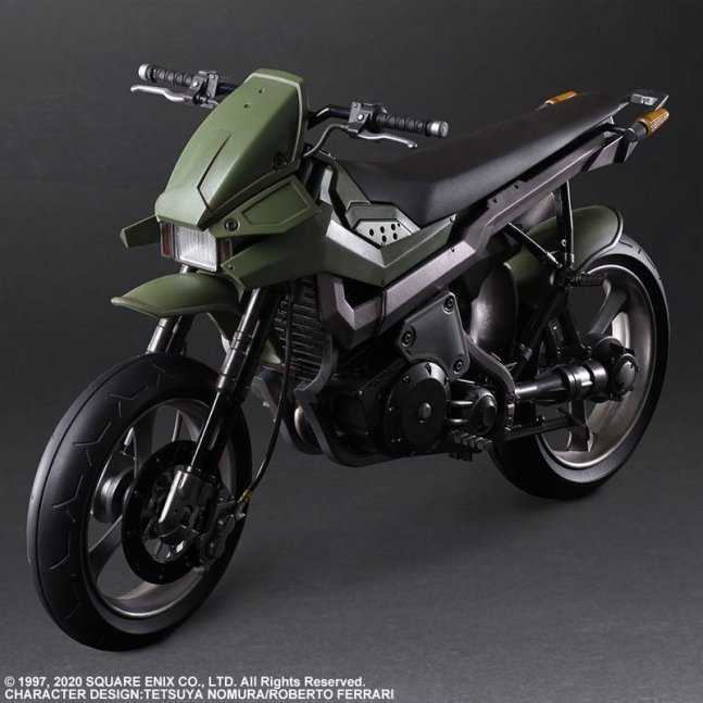 Jessie & Bike SET PLAY ARTS Kai Action Figure -- Final Fantasy VII
