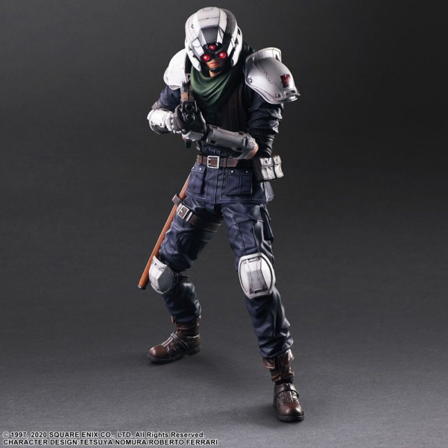 Security Officer PLAY ARTS Kai Action Figure -- Final Fantasy VII REMAKE