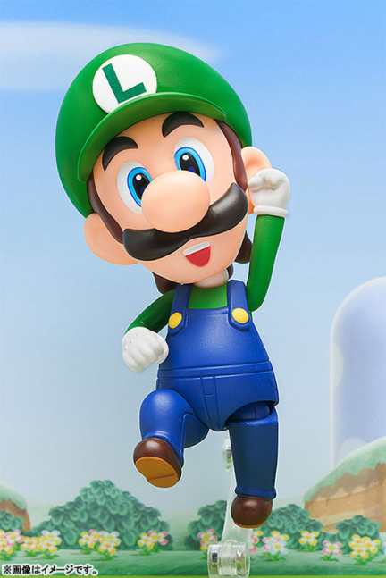Luigi Nendoroid Figure -- Super Mario Brothers