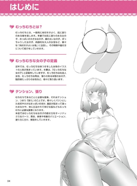 How to Draw Chubby Girl -- Mucchi Muchi Onna no Ko no Kakikata