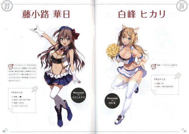 Back Stage - "Idol x Two-faced" Omnibus Illustrations