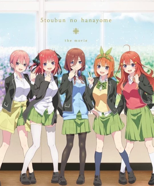 The Quintessential Quintuplets movie now online on  with