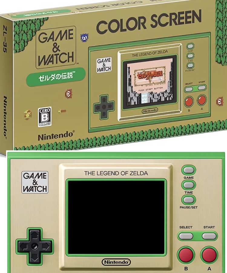 GAME & WATCH COLOR SCREEN – The Legend of Zelda | J-List