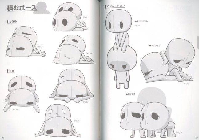 How to Draw Anime Manga Super Deformed Chibi Chara Pose Art Book F/S  tracking