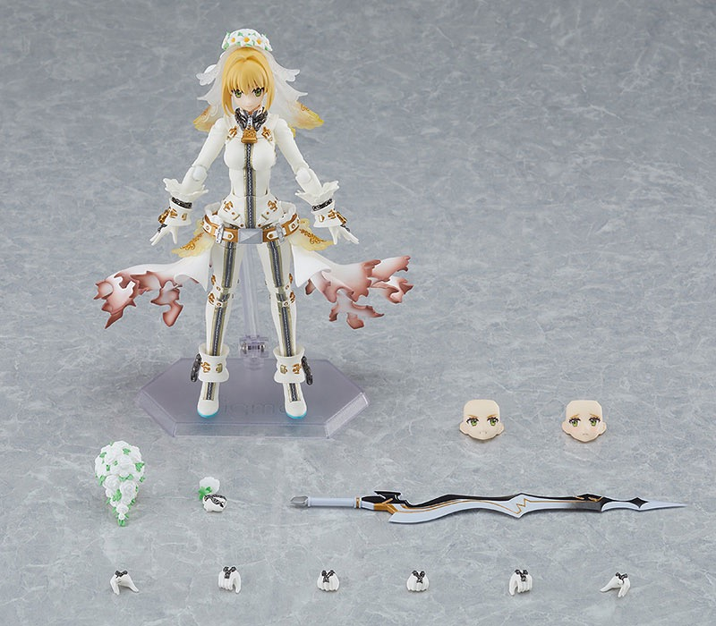 Fate Grand Order Fate Extra CC Saber Nero Claudius Bride Cosplay Costume