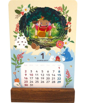 My Neighbor Totoro Desktop Kasane Calendar - 2022 Anime Calendar