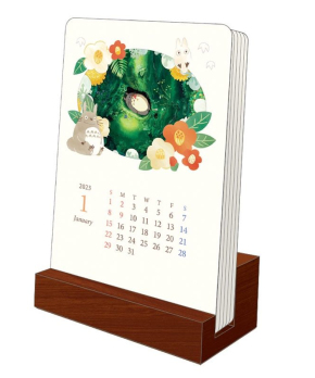 My Neighbor Totoro Desktop Kasaneru Calendar - 2023 Anime Calendar