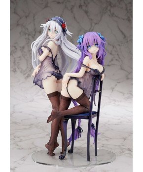 Custom Order #J2601OMJH Purple Heart & Black Heart Figures Set Babydoll ver.