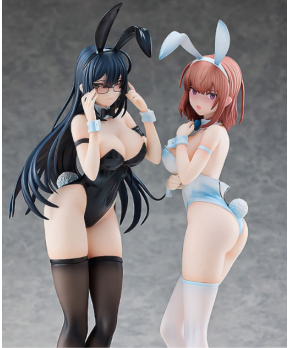Icomochi Original Character Black Bunny Aoi & White Bunny Natsume 2 Figure Set 1/6 Figure