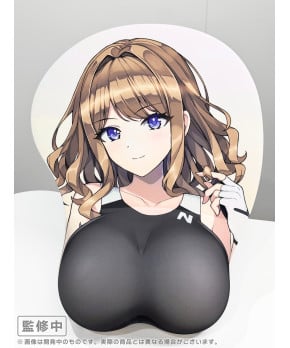 Dolphin Wave Life Sized Oppai Mousepad -- Shion Suminoe