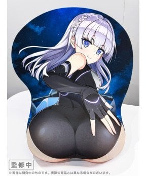Dolphin Wave Life Sized Oshiri Mousepad ~ Schnee Weissberg